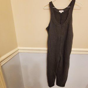 calsie women's heather grey jumpsuit nwt